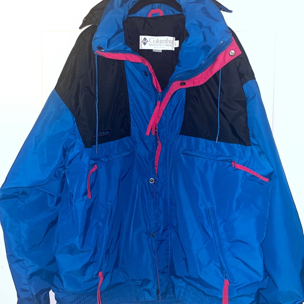 Columbia BugaBoo VAMOOSE Ski Jacket Coat (Shell Only) Vtg '80-90's Men's large L